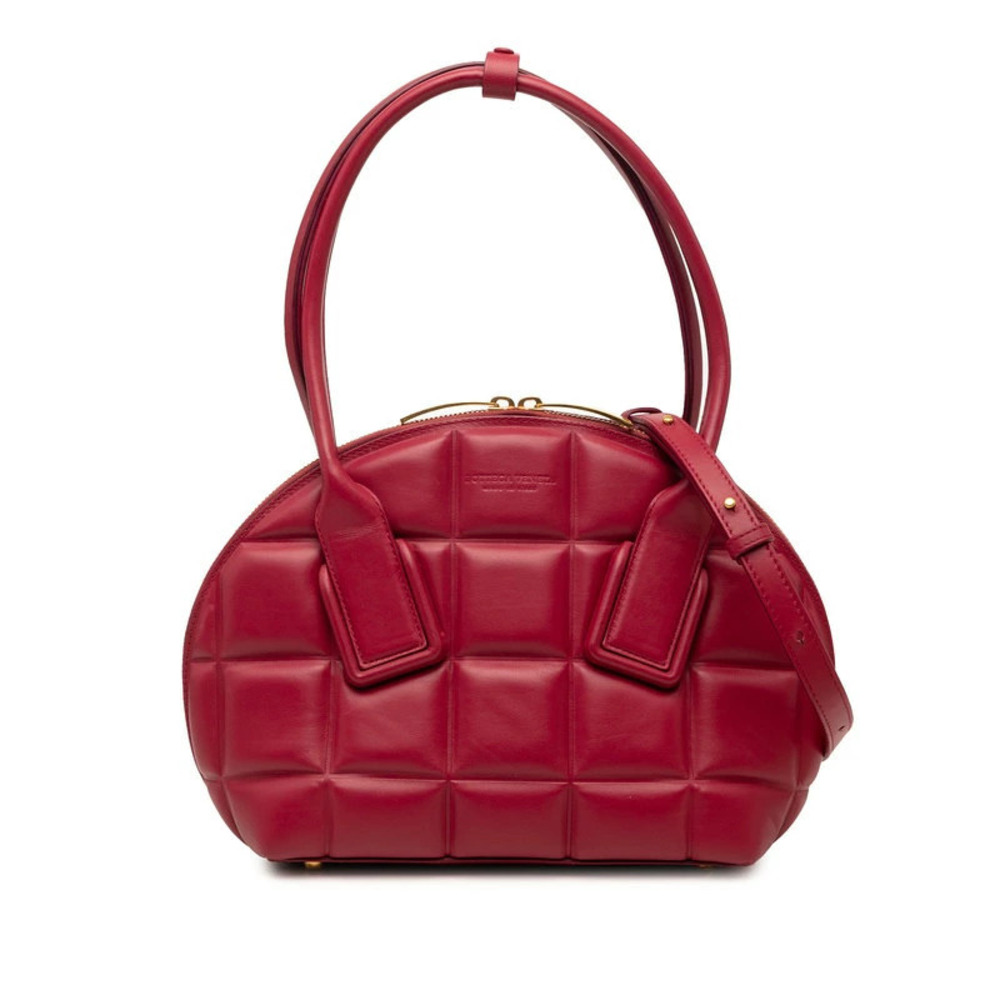 Bottega Veneta The Swoop 2way Shoulder Bag Red Leather Bottega Veneta